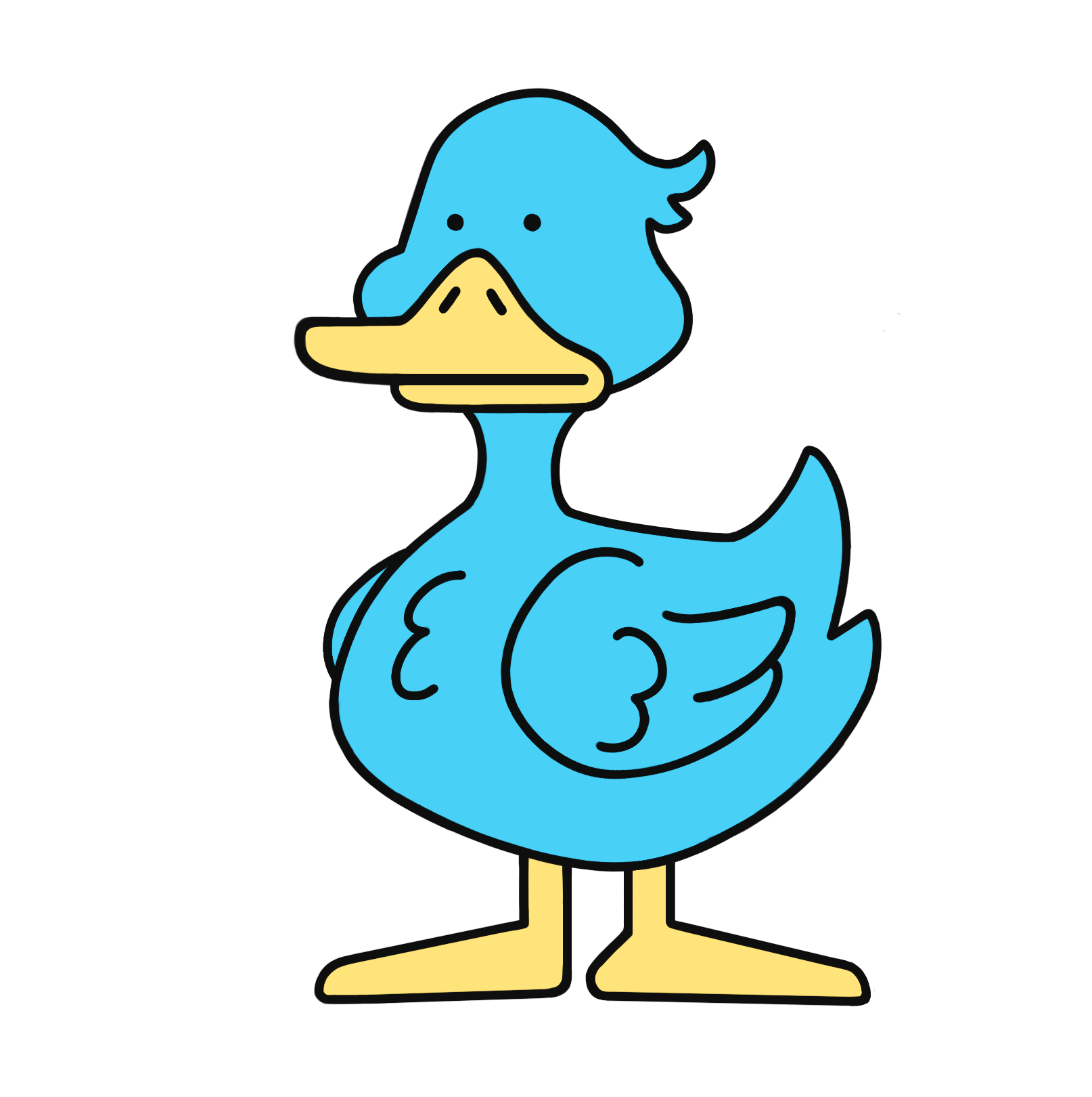 Blue duck from Annie MacDonald's Farm